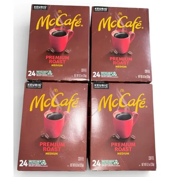 4x McCafe Premium Roast Keurig K-Cup Coffee Pods - Medium Roast - 96 Total Pods - Picture 1 of 3